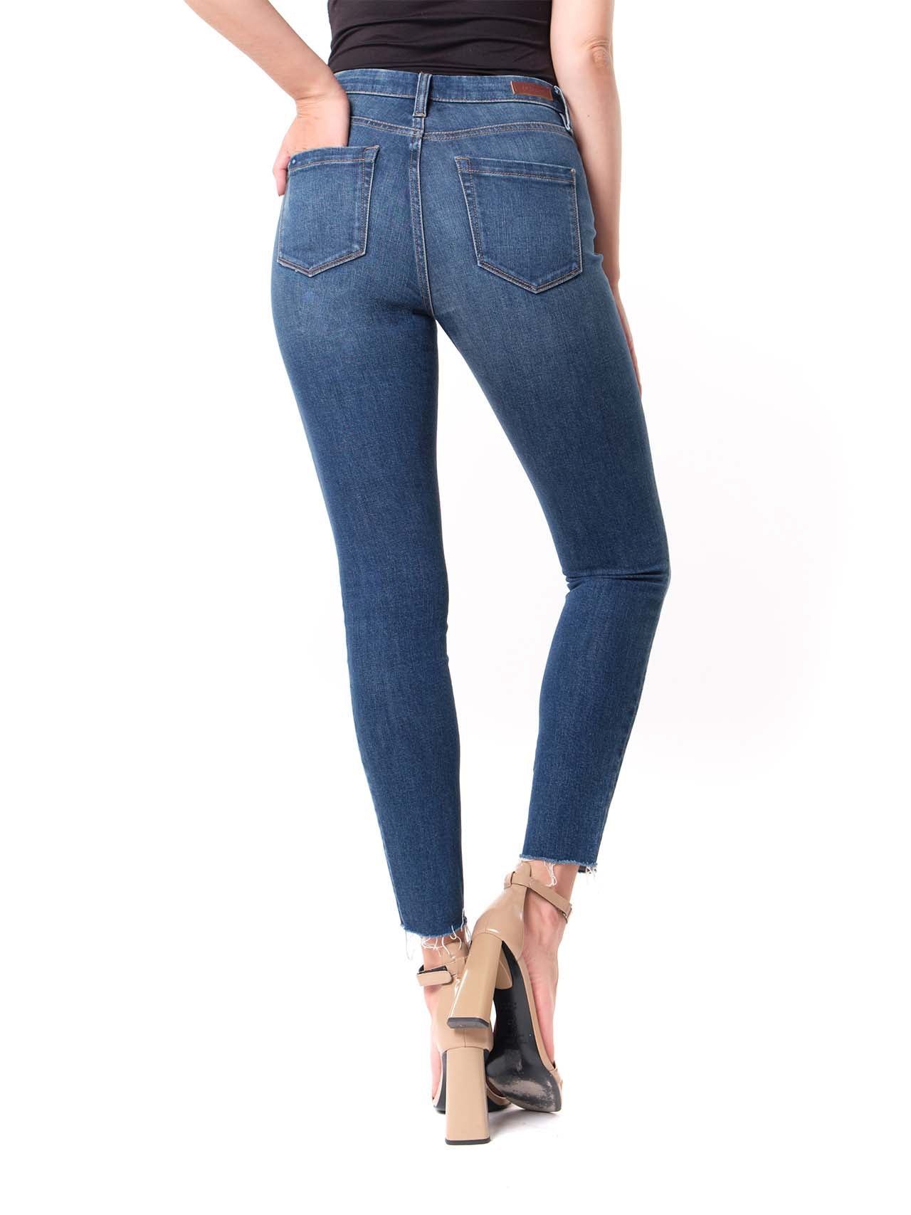  BlankNYC Mid Rise Cropped Skinny Jeans - Blue - Bonton