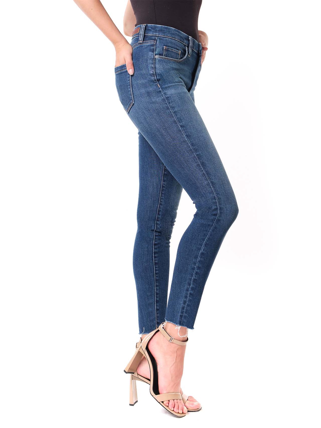  BlankNYC Mid Rise Cropped Skinny Jeans - Blue - Bonton