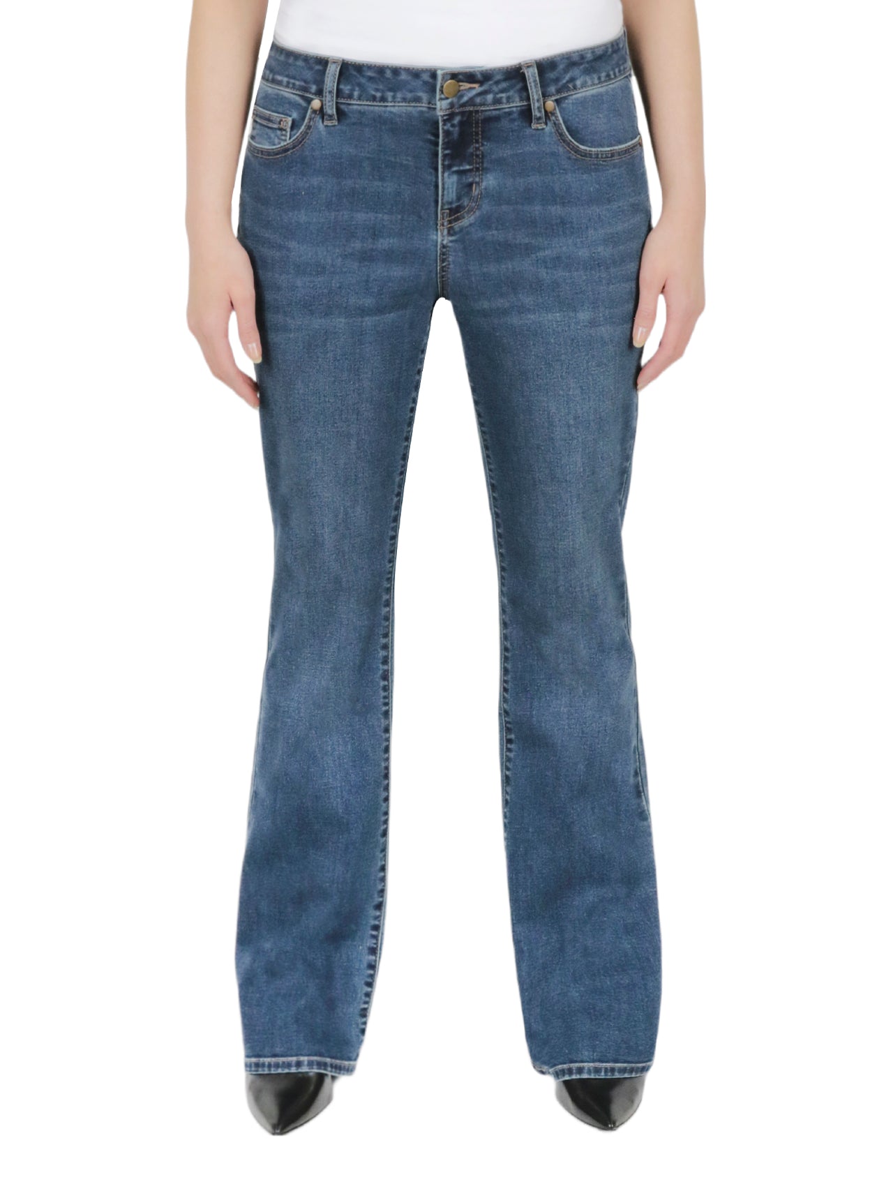  Relativity Plus Bootcut Jeans - Dark Wash - Bonton