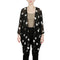 Women's Sheer Cardigan with Dot Print Design