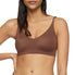  Calvin Klein Triangle Lightly Lined Bralette - Mink - Bonton