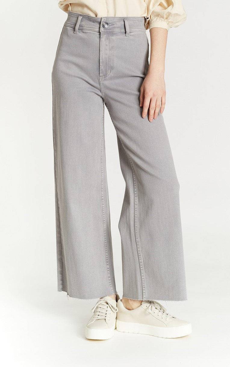  Oat New York High-Rise Jeans with Rear Pockets - True Grey - Bonton