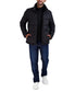  Cole Haan Men's Puffer Jacket with Stand-up Collar - Black - Bonton
