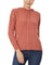 Pullover Cable Knit Hoodie