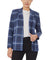 Plaid Two Button Jacket