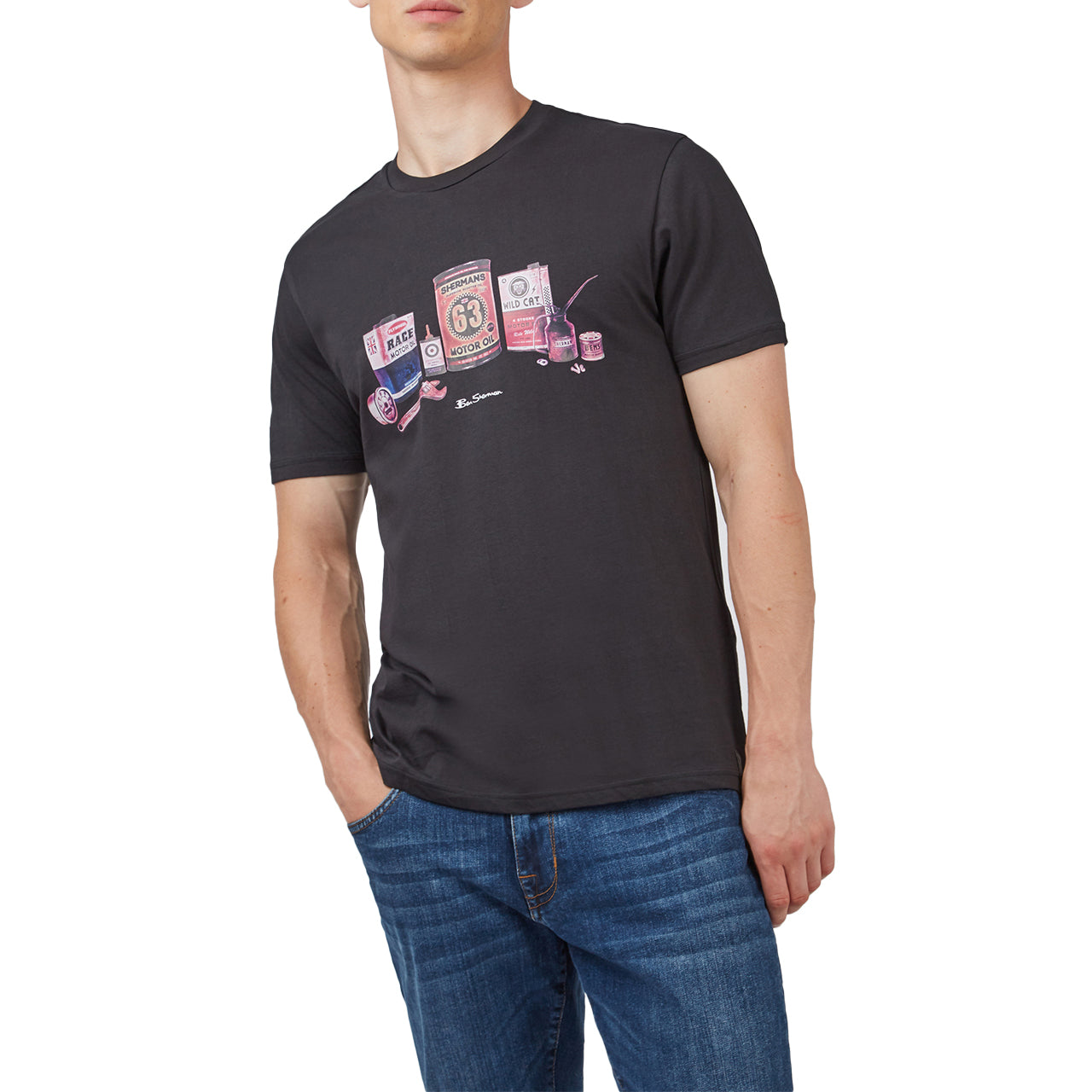  Ben Sherman In The Garage T-shirt - Black - Bonton