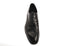 Roberto Cavalli Black Crocodile Embossed Lace Up Shoe - Black Croc - Bonton