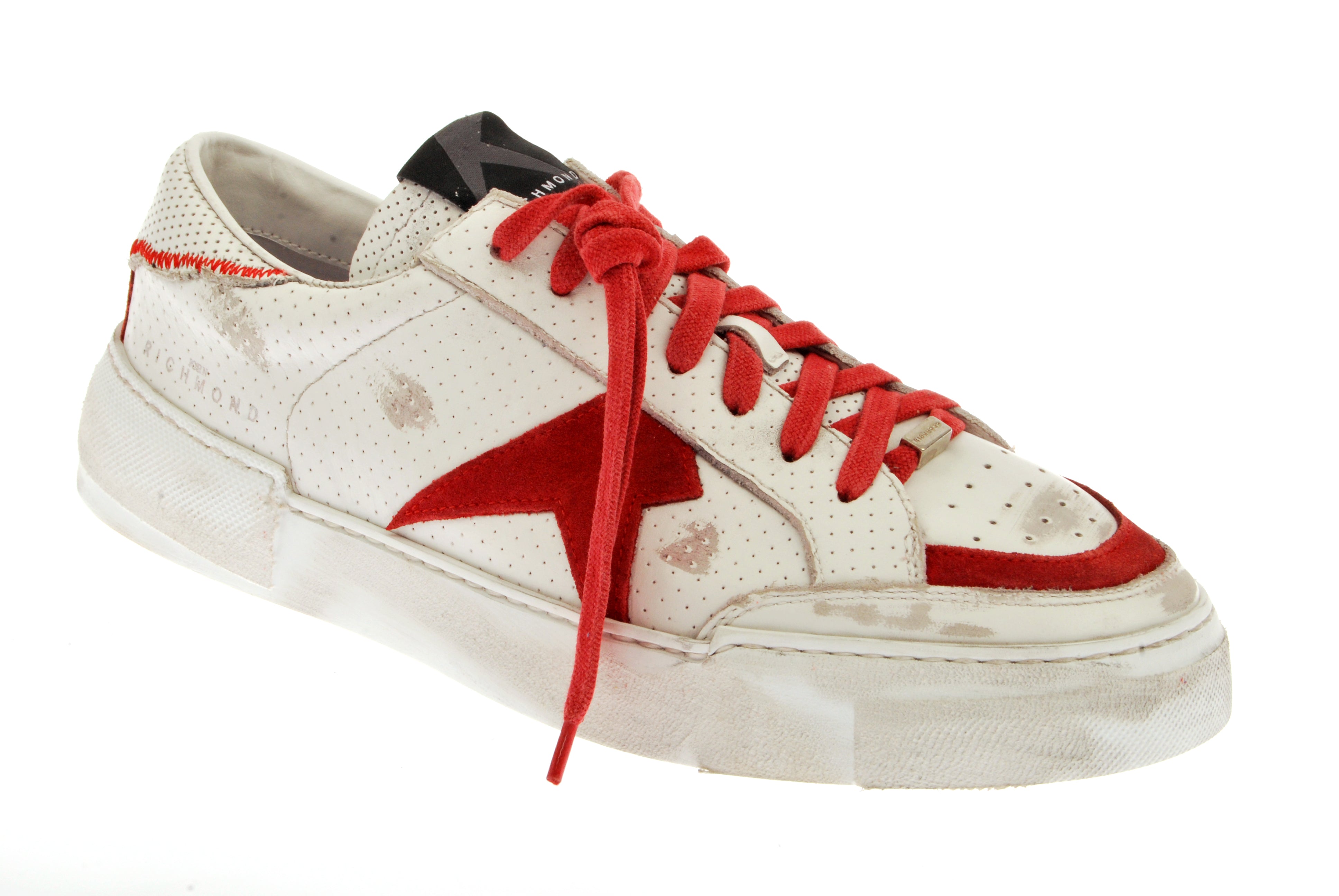  Costume National Low-Top Panel Sneakers - Bianco - Bonton
