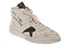  John Galliano High Top Sneakers with Script Detail - Bianco - Bonton