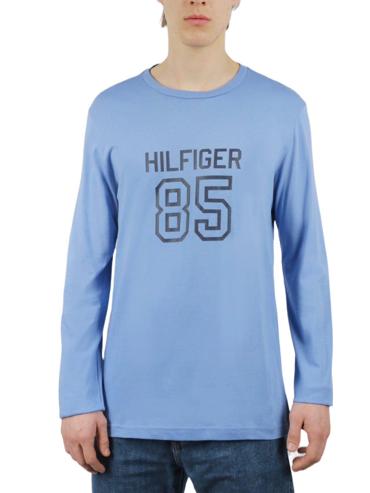  Tommy Hilfiger Long Sleeves Graphic Crew Neck - Blue Dawn - Bonton