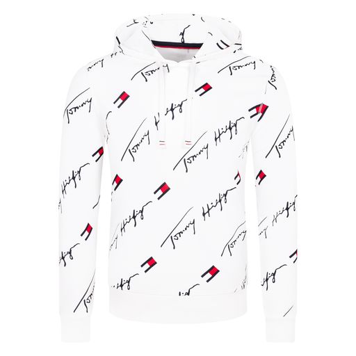  Tommy Hilfiger Printed French Terry - White - Bonton