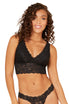 Cosabella Never Say Never Plungie Bralette - Black - Bonton