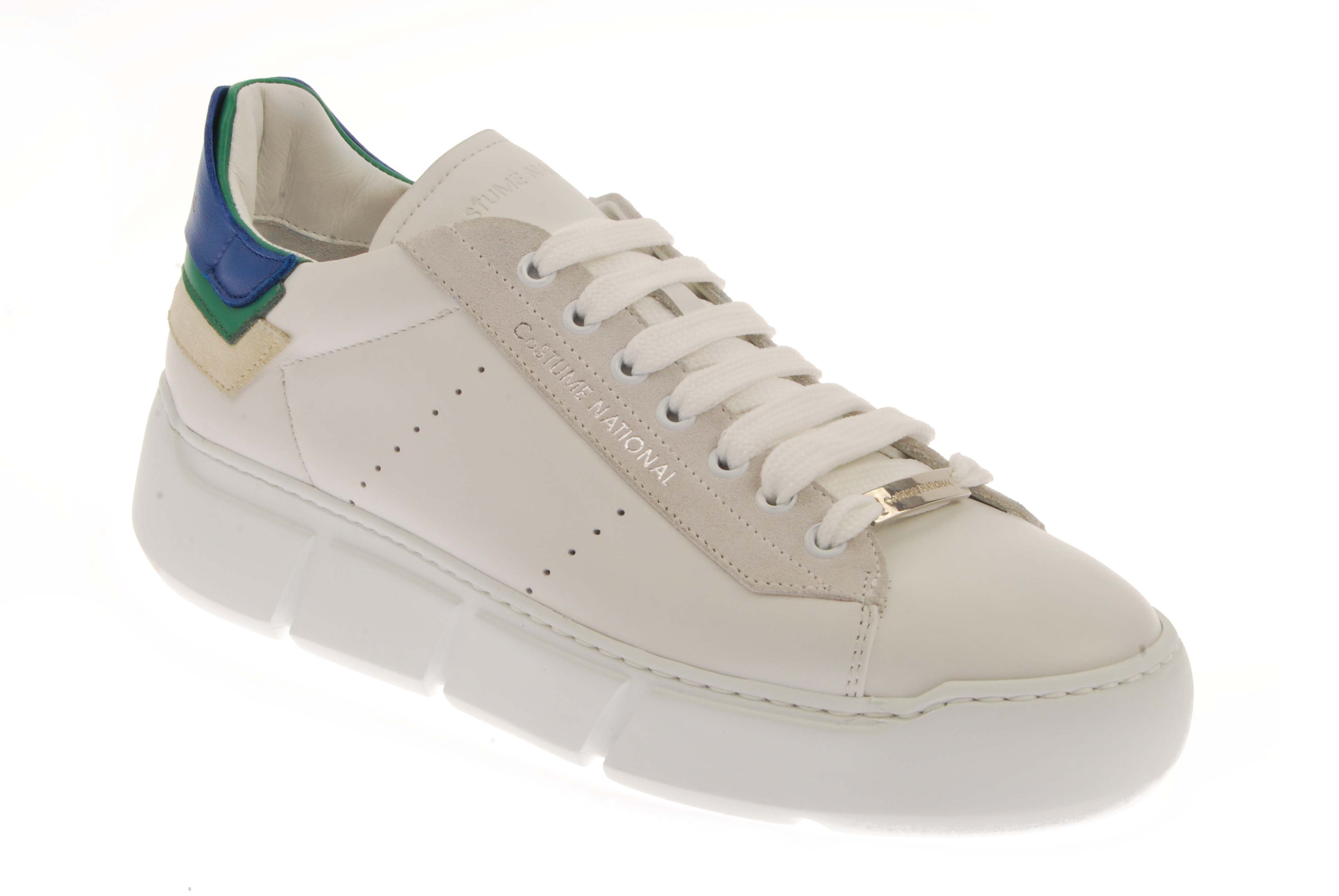  Costume National Perforated Sneakers by Costume National - White - Bonton