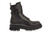  John Galliano Leather Boots with Ankle Monk Straps - Black - Bonton