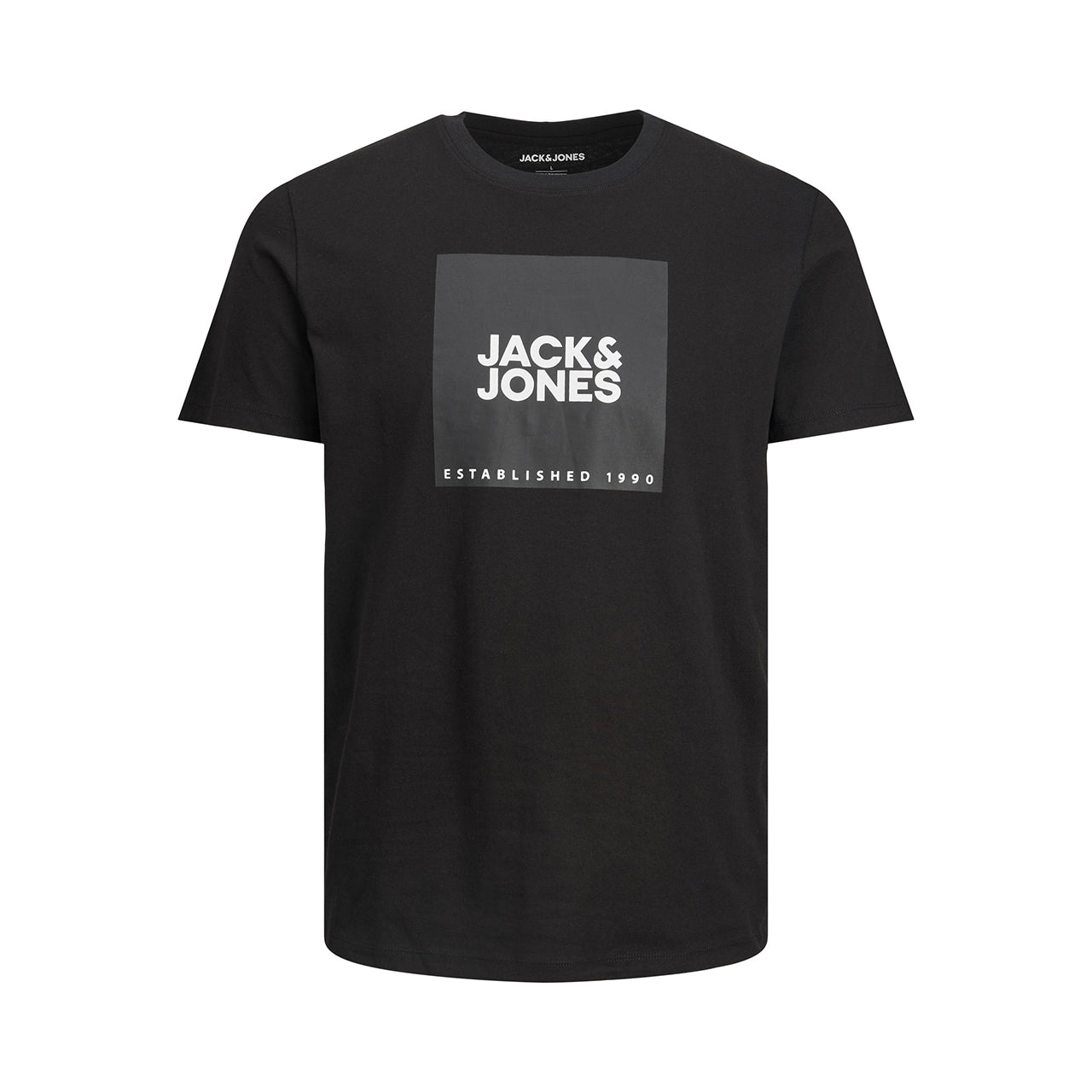  Jack & Jones Lock Cew Neck Tee - Black - Bonton
