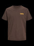  Jack & Jones Riverside Crew Neck Back Tee - Seal Brown - Bonton