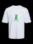  Jack & Jones Everyday Back Crewneck Tee - Bright White - Bonton