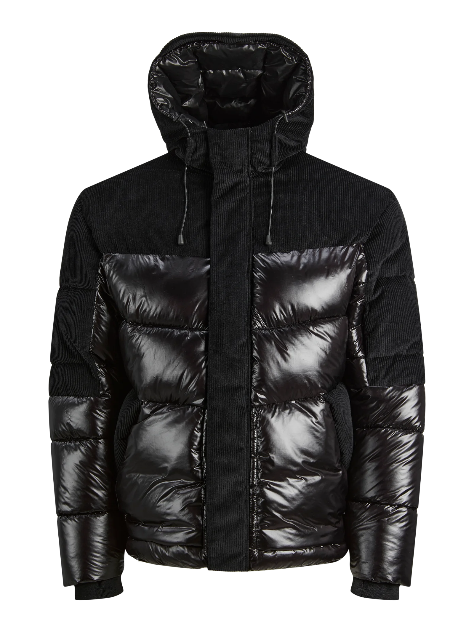  Jack & Jones Jcocord Puffer Jacket - Black - Bonton