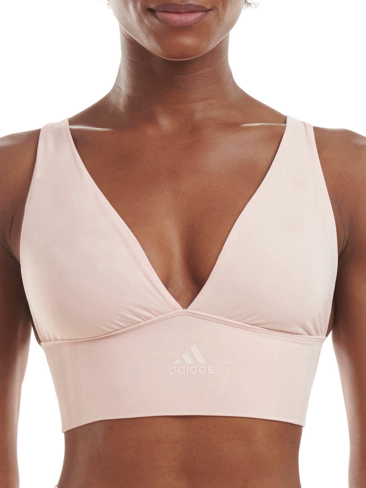  Adidas Naked Two-Ply Seamless Bralette - Peach Whip - Bonton