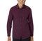 Long Sleeve Stripe Text Performance Woven