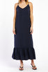  Velvet Heart Adele Adjustable Strap Long Tank Dress - Indigo - Bonton