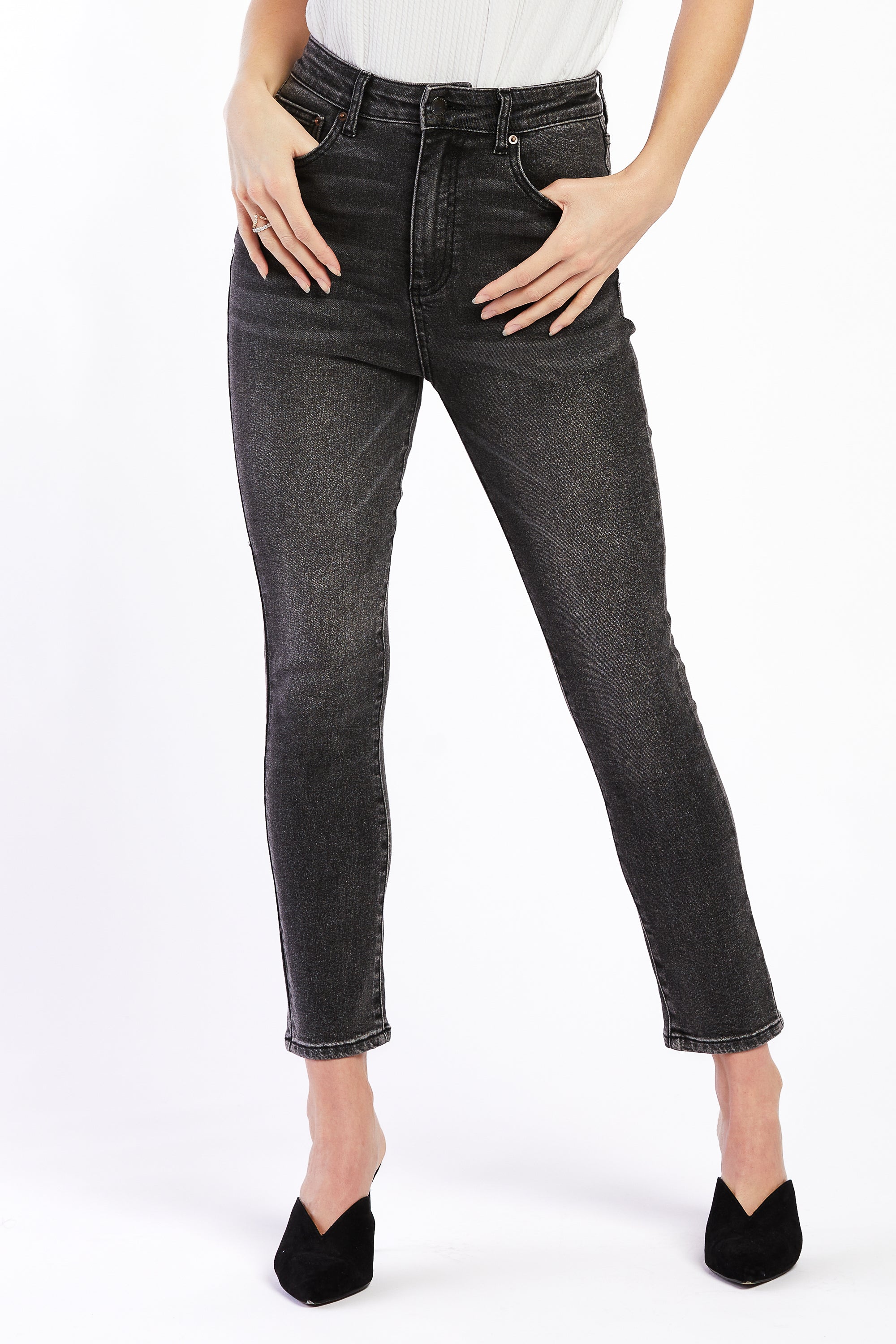   Velvet Heart Dafina High Rise Skinny Jeans - Dafina Black - Bonton