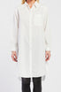   Velvet Heart Quinton Long Sleeve Button Down Poplin Tunic - White - Bonton
