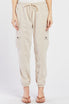   Velvet Heart Sylvia Pull On Corduroy Jogger - Oyster - Bonton
