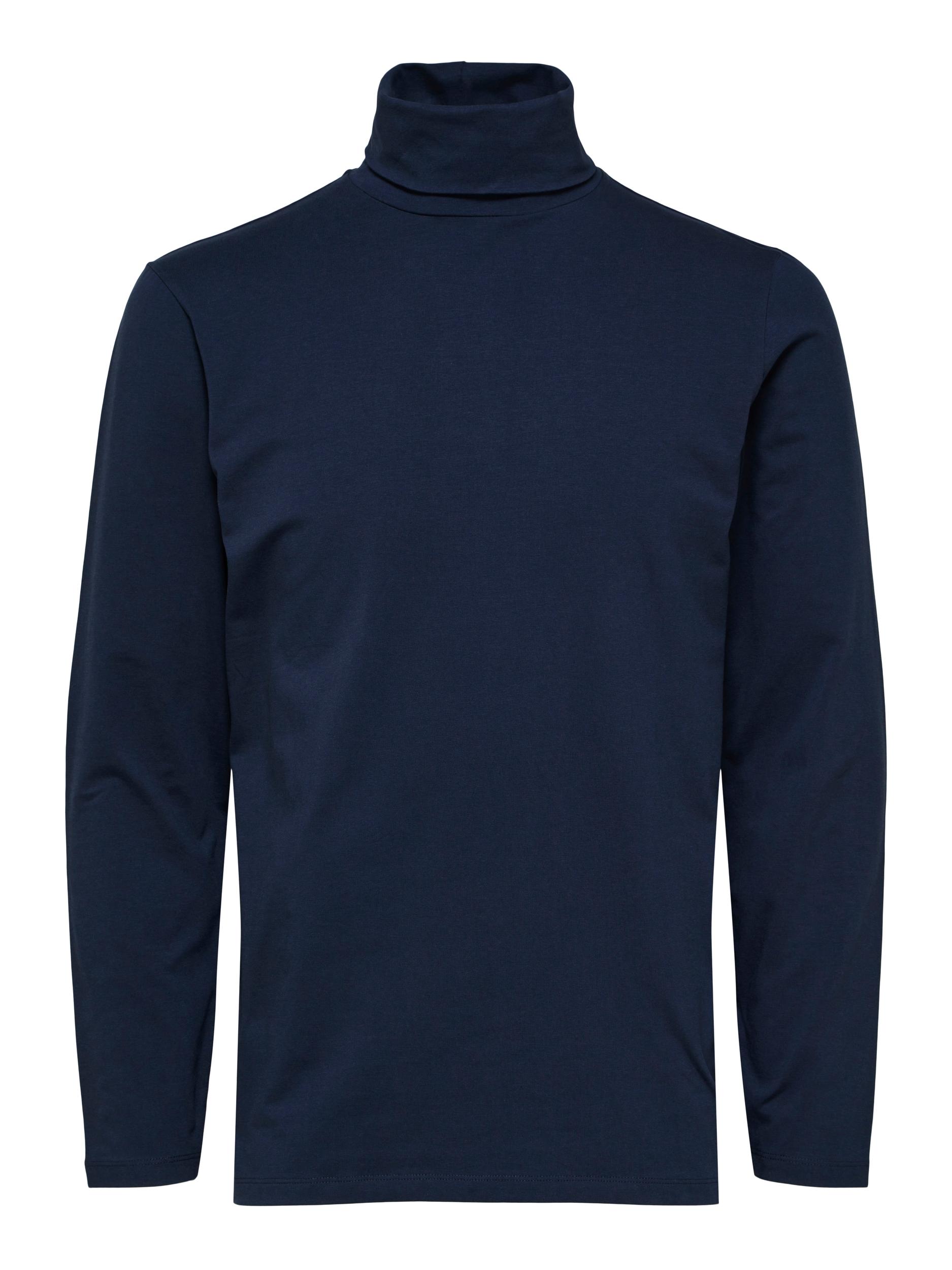  Selected Homme Rory Roll Neck Tee - Sky Captain - Bonton