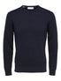  Selected Homme Aiko Knit Cable Crew - Sky Captain - Bonton