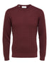  Selected Homme Aiko Knit Cable Crew - Port Royale - Bonton
