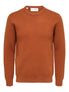  Selected Homme Toronto Knit Crew Neck - Argan Oil - Bonton