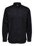  Selected Homme Slim Pinpoint Shirt Classic - Black - Bonton