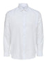  Selected Homme Slim Pinpoint Shirt Classic - Bright White - Bonton
