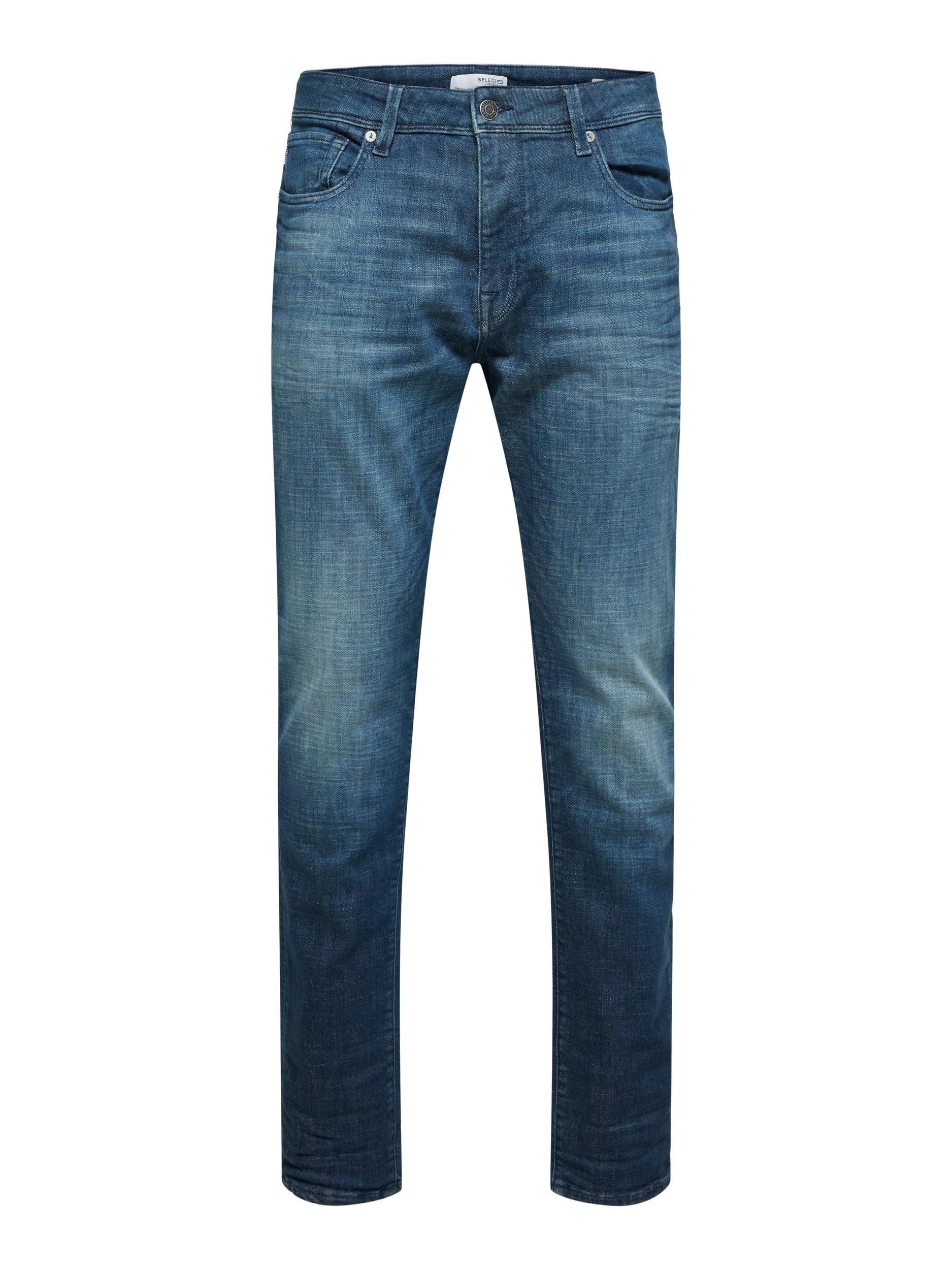  Selected Homme Leon Slim Jeans - Medium Blue Denim - Bonton