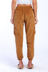   Velvet Heart Sylvia Pull On Elastic Drawstring Cargo Jogger - Brown - Bonton
