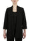 Cardigan With Sideseam Pocket Stretch Crosshatch Jacket