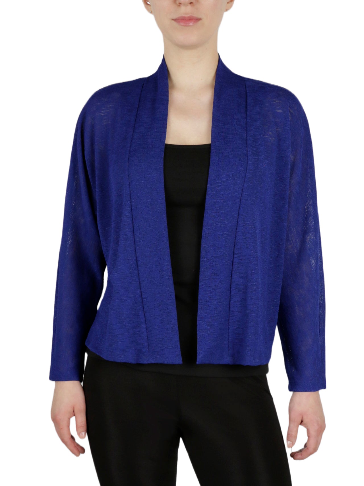  Kasper Dolman Collar Onion Skin Jacket - Royal Blue - Bonton