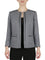1 Button Jacket With Roll Tab Stretch Crepe Jacket