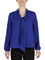 Long Sleeve Bow Crepe Blouse