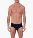  2xist Cotton 3 Pack Contour Pouch Brief - Black / Grey Heather / Charcoal Heather - Bonton