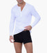  2xist Cotton Long Sleeve Henley - White - Bonton