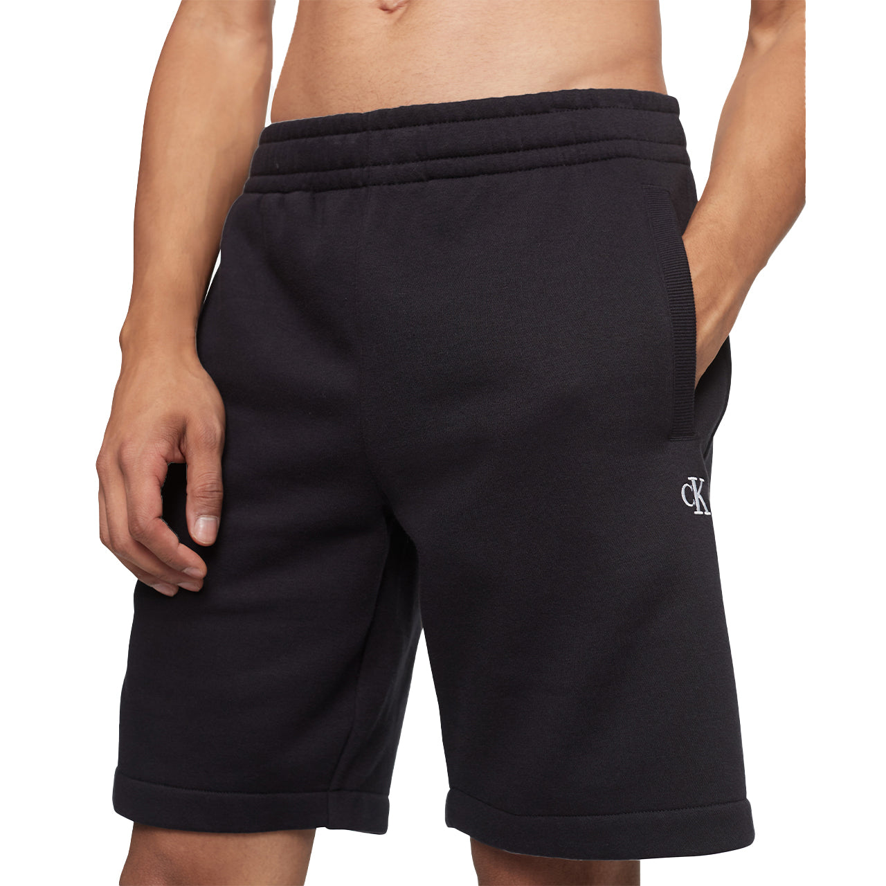  Calvin Klein Archive Logo Fleece Short - Black Beauty - Bonton