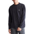  Calvin Klein Long Sleeves Relaxed Archive Logo Crewneck Tee - Black Beauty - Bonton