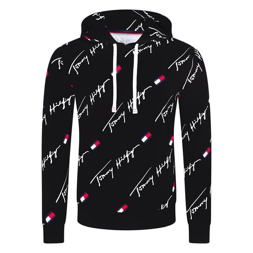  Tommy Hilfiger Printed French Terry - Black - Bonton