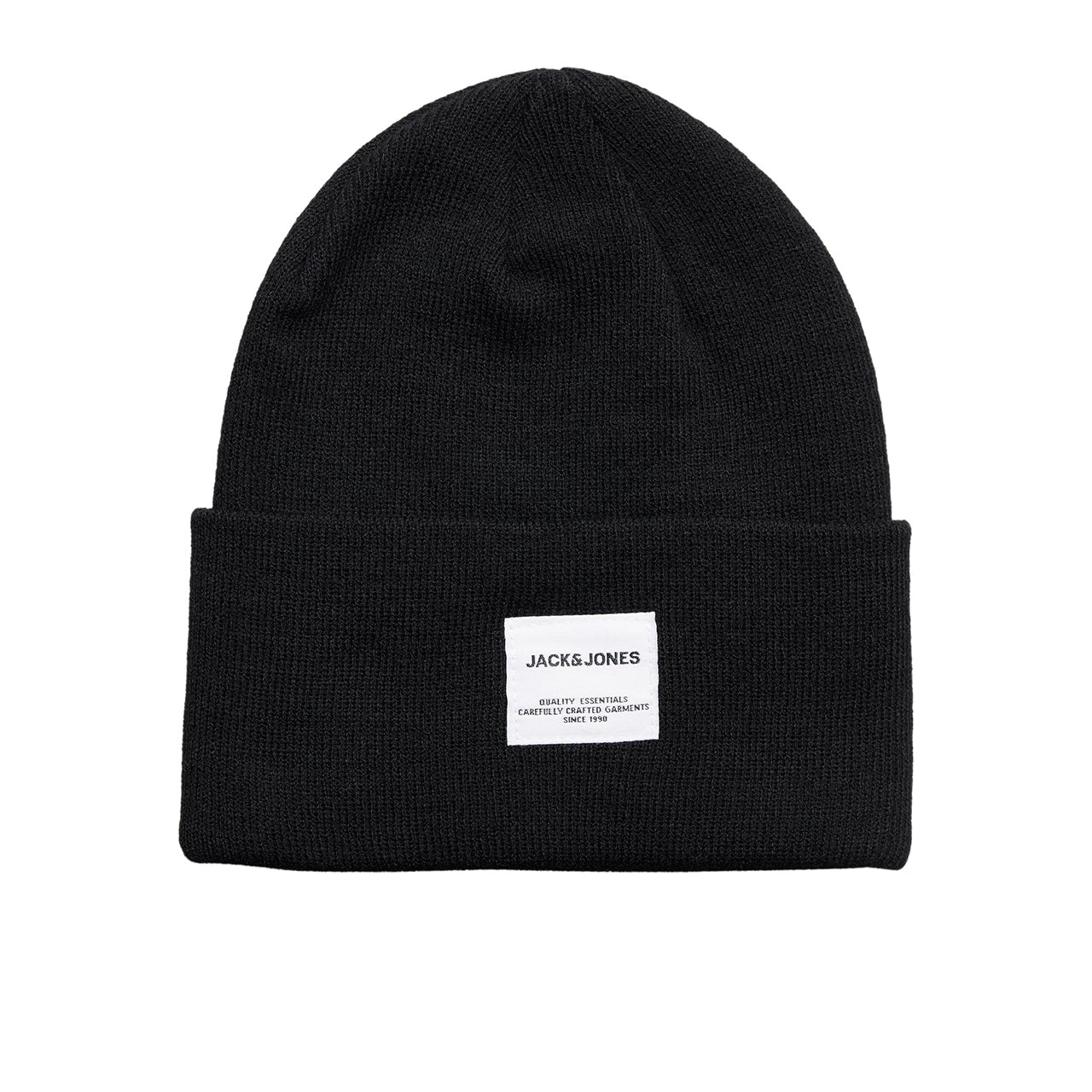  Jack & Jones Long Knitted Beanie Hat - Black - Bonton