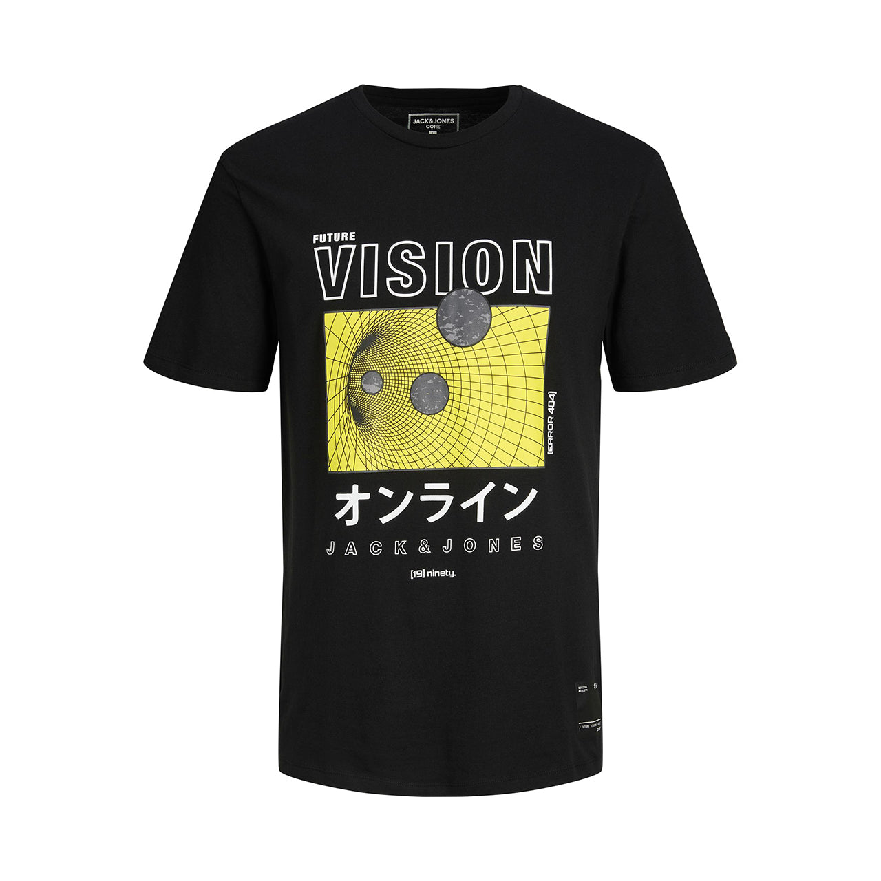  Jack & Jones Future Crew Neck Tee - Black - Bonton