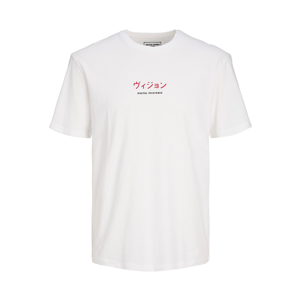 Jack & Jones Crew Neck Tee - White - Bonton