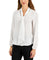 Long Sleeve Bow Crepe Blouse