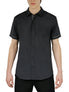  Ditsy Print Short Sleeve Shirt - Black - Bonton